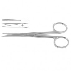 Operating Scissor Straight - Sharp/Sharp Stainless Steel, 12 cm - 4 3/4"